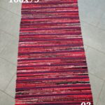 Kaltsuvaip (lillatriip-punane-kirju, 166 x 79 cm)