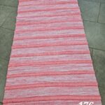 Kaltsuvaip (roosa triip-roosa-valge, 293 x 65 cm)