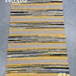 Kaltsuvaip (must-kollane-beež triip, 105 x 65 cm)