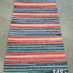 Kaltsuvaip (värviline-valge-roosa-sinine, 238 x 65 cm)