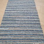 Kaltsuvaip (hall-sinine-helesinine triip, 315 x 88 cm)