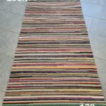 Kaltsuvaip (roheline-pastelltoonid-must, 253 x 77 cm)