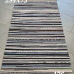 Kaltsuvaip (must-hall-sinine-beež, 294 x 75 cm)