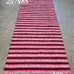 Kaltsuvaip (must-roosa-kirju, 257 x 85 cm)