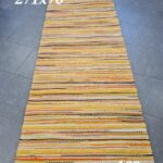 Kaltsuvaip (kollane-oranž-kreem-must, 271 x 70 cm)