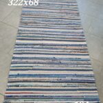 Kaltsuvaip (sinine-hall-beež, 322 x 68 cm)